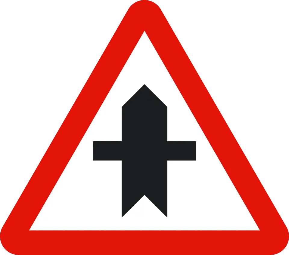 Intersección con prioridad