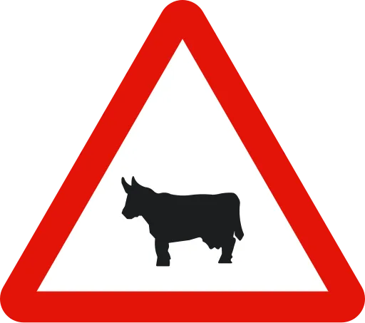 Paso de animales domésticos